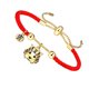 thumbnail image 4 of KAKOWELY Pulsera con dije de tigre, amuleto, nudo trenzado, bendición de Año Nuevo, pulsera roja, 4 of 4