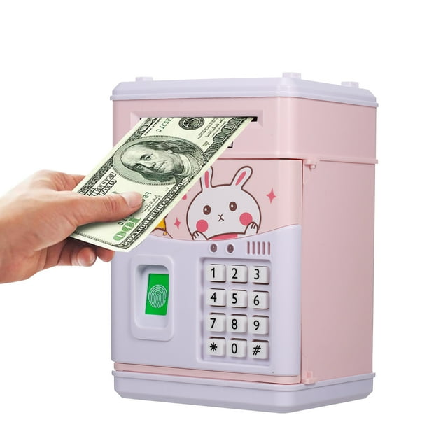 Amdohai Kids Money Bank Electronic Piggy Banks Password Coin Bank Auto