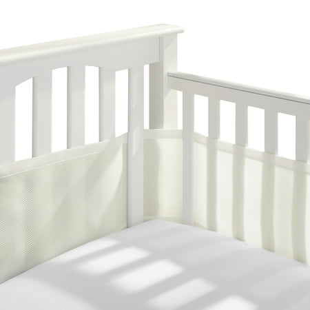 UPC: 0094922799708 | BreathableBaby Breathable Mesh Liner for Full-Size Cribs  Classic 3mm Mesh  Ecru (Size 4FS Covers 3 or 4 Sides)