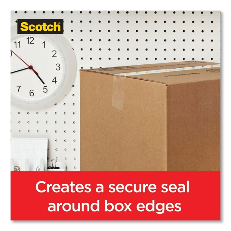Box Lock Shipping Packaging Tape with Dispenser, 1.5 Box Lock Shipping Packaging Tape with Dispenser, 1.5