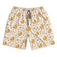 thumbnail image 5 of Goofa Squirrel And Leaves Printed Mens Swim Trunks Summer Quick Dry Short Beach Swimwear Bathing Suits-Small, 5 of 9