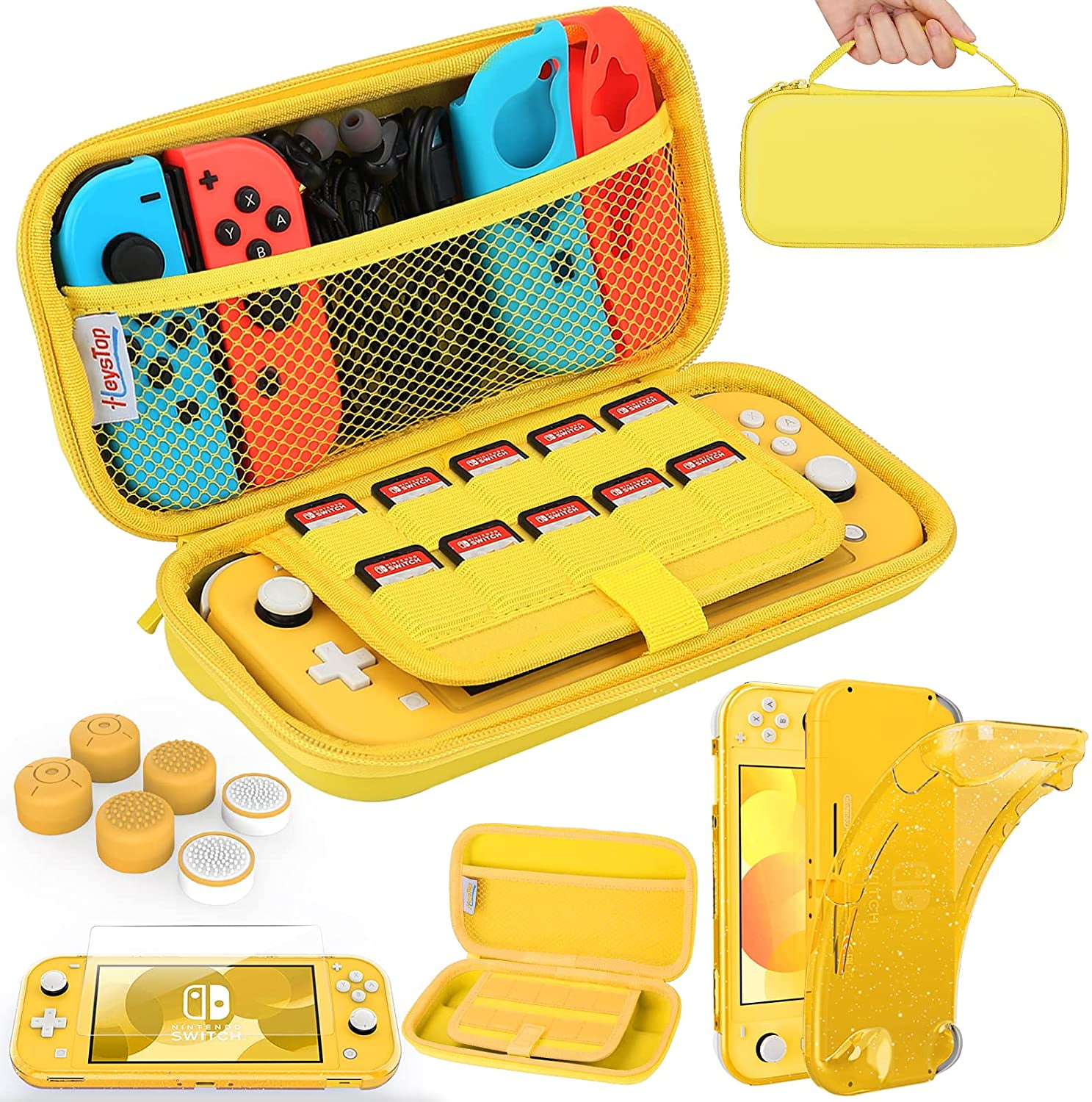 HEYSTOP Compatible with Switch Lite Carrying Case, Switch Lite Case