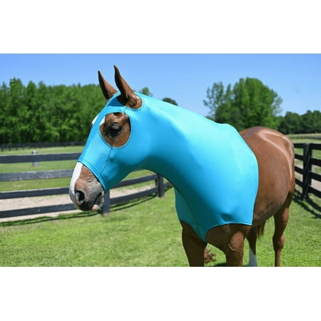 UPC: 0840875052229 | Gatsby Lycra Mane Stay Hood Teal Extra Large (1400-1600lbs)