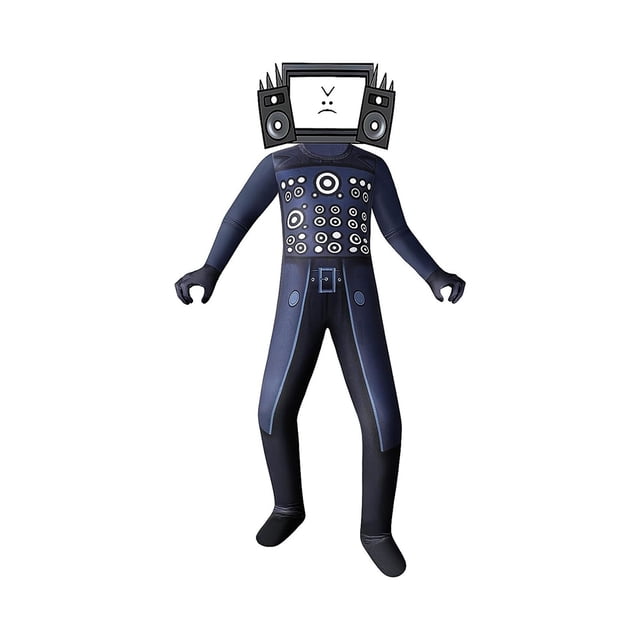 Monos Cosplay Cool Game Character Cosplay Mono para niños niñas (Ultrasonic TV Adultos XL180)