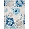 thumbnail image 3 of Safavieh Cabana Garnet Floral Outdoor Area Rug, 3 of 5