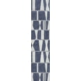 thumbnail image 2 of JONATHAN Y TUSCAN SUN 2 x 8 Runner Rug, Odette Geometric Abstract Two-Tone - Navy/Cream, TSN303B-28, 2 of 5