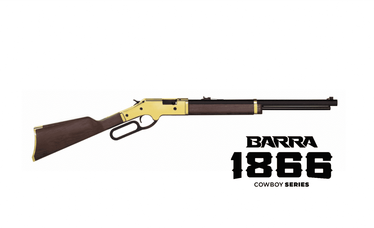 Rifle 350FP Lever Pump Golden not Red Rider Barra Series 1866 Junior .177 cal 