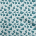 thumbnail image 1 of oneOone Cotton Jersey Dark Teal Blue Fabric Utensils Tea Cups Craft Projects Decor Fabric Printed By The Yard 58 Inch Wide, 1 of 4