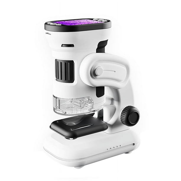 Microscopio Electrónico Digital con Pantalla de Alta Definición, Lupa, Juguetes de Enseñanza Científica, Regalo para Niños