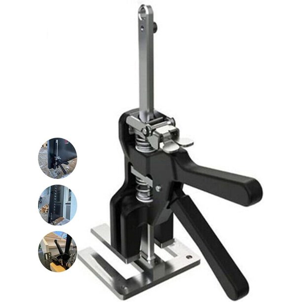Paquete de 2 gatos de brazo que ahorran mano de obra, gatos de herramientas manuales con elevador de brazo de palanca, elevador de esfuerzo para instalar puertas, ventanas, gabinetes, gatos