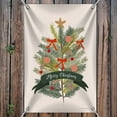 thumbnail image 3 of Merry Christmas Decorated Pine Tree Home Business Office Sign, 3 of 4
