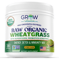 thumbnail image 4 of Grow Vitamin Organic Wheatgrass Juice Powder USDA Certified Lemon Flavor 8 oz, 4 of 13