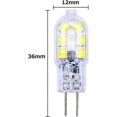thumbnail image 4 of 10 Pack G4 LED Bulb 2W LED Bulb 12 SMD 2835LEDs Cool White High Illumination 120LM LED Lighting AC/DC12V [Energy Class A+], 4 of 4