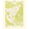 thumbnail image 2 of USGS 26x31 Black Ornate Wood Framed with Double Matting Museum Art Print Titled - Hackamore California Quad - USGS 1954, 2 of 4