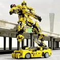 thumbnail image 4 of 2024 New 2 in 1 Deformation Robot Mecha Building Blocks Sets Bricks Kit Transform Cars Birthday Toys Kids Children Gifts For Boy, 4 of 8