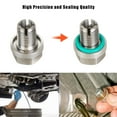 thumbnail image 3 of Decodeary Stainless Steel Oversize Piggybacks Oil Drain Plug - And Leak-proof Plug Extra Large Drain Plug M12.1X1.25 1Set, 3 of 6