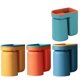 thumbnail image 1 of No Punching Mouthwash Cup Toothbrush Cup Wall Hanging Bathroom Storage Box Upside Down Drain, 1 of 5