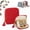 Bright red, variant on Small Travel Jewelry Case, Soft Velvet Organizer Pouch for Bangles, Bracelets, Large Earrings, Beaded Necklaces, Anti-Scratch & Portable Jewelry Bag Holder for Daily Use & Gift