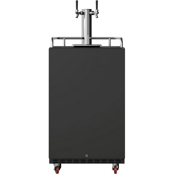 Edgestar Kc7000twin 24" Wide Double Tap Kegerator For Full Size Kegs - Stainless Steel