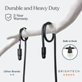 thumbnail image 5 of Brightech 27 Ft Solar LED Outdoor String Lights – 1W Retro Edison Globe Bulbs Waterproof - 27 Ft Bistro Lights, 5 of 8