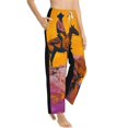 thumbnail image 6 of Salouo Cliff Western Cowboy Print Women's Pajama Pants Casual Loose Sweatpants PJs Flowy Pants Drawstring Palazzo for Women Wide Leg Pants Lounge Pajama -Medium, 6 of 8