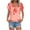 G-Pink, variant on ZQUUVOU Womens 2025 T-Shirts Casual Printed Floral Short Sleeved V-Neck Tops(D-Pink,3XL)