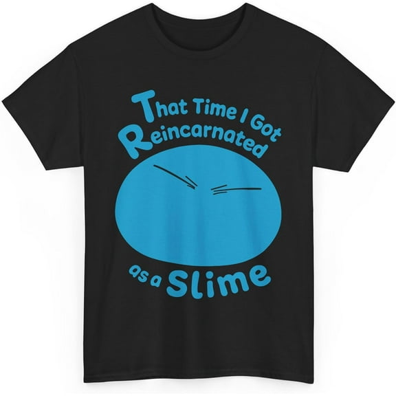 New Anime T-Shirt Merch That Time I Got Reincarnated as a Slime Casual Short Sleeved T Shirt Unisex Tee M-82