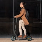 Electric Scooters for Adults, 650W Motor & 25-Mile Range, 10 Solid Tires, Dual Suspension, UL2272 Certified Foldable E-Scooter