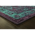 thumbnail image 4 of Maples Rugs Georgina Traditional Vintage Wineberry Washable Entryway Area Rug, 2'6 x 3'10, 4 of 7