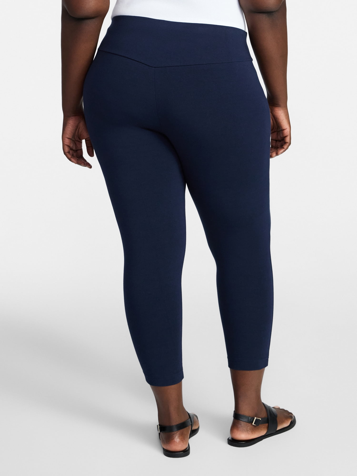 Terra & Sky Women's Plus Capri Legging, Sizes 0X-5X