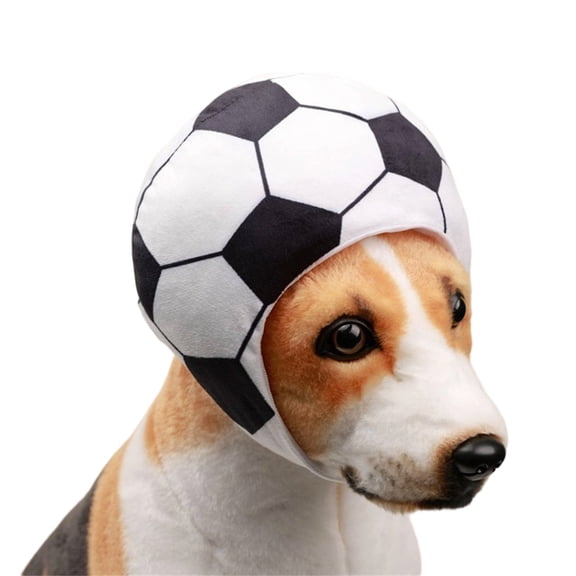 Plush Pet Soccer Cap For And Small Dogs Football Headgear For Photo And Halloween Parties Props