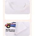 thumbnail image 3 of Belalfa Toddler Boys Cotton Short Sleeve T-Shirt and Elastic Waist Shorts Set 2-7 Years Kids Summer 2-pieces Outfits -Cars, 3 of 7