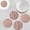 💖 Pink_New#769, variant on Blaxill Silicone Heat Resistant Mat | Round Food Grade Table Protector | Double-Sided Placemat | Thick Non-Slip Bowl Pan Cup Pad | Draining Tableware | 16x16cm | 1 Pack