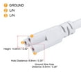 thumbnail image 3 of Uxcell T5 T8 LED Tube Connector Round Cable 50CM Female to Female Double End 10 Pack, 3 of 5