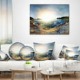 thumbnail image 3 of Designart Rocky Coast in Andaman Sea - Landscape Printed Throw Pillow - 16x16, 3 of 4