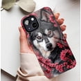 thumbnail image 5 of Husky Cherry Blossom Artistic Print Phone Case for Pet Lovers Compatible with iPhone 11/12/13/14/15/16 (Pro Max/Plus), 5 of 9