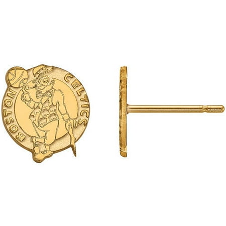 - NBA Boston Celtics 14kt Yellow Gold Stud Earrings