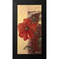 thumbnail image 2 of Schottler, Katharina 14x24 Black Modern Framed Museum Art Print Titled - Redfloral I, 2 of 5