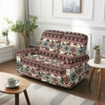 thumbnail image 7 of TSOVTHRID Aztec Tribal Cow Pattern Reclining Loveseat Slipcovers, 6-Piece Soft Stretch Sofa Cover, 2 Seat Washable Loveseat Recliner Covers for Dogs Cats, 7 of 7
