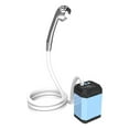 thumbnail image 1 of Graflsoa Portable Outdoor Electric Shower Pump with 9000mAh Battery, 2m Hose, and Adjustable Showerhead for Camping, Construction Sites, and Rural Homes - Blue, One-Mode Option, 1 of 6