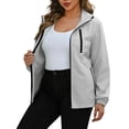 thumbnail image 6 of Enjoytime Lightweight Rain Jacket Women Waterproof Packable Raincoat With Hood Outdoor Hiking Travel Windbreaker, 6 of 8