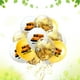 thumbnail image 4 of KAKOWELY Juego de 15 globos de 12 pulgadas para el regreso a clases, globos de látex con impresión de autobús escolar, globos decorativos para fiestas escolares (dorados), 4 of 4