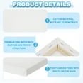 thumbnail image 4 of Uxcell Canvas for Painting, 6 Pack 4x4" 5x5" 6x6" Blank Cotton Canvas for Various Paints, 4 of 6