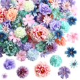 thumbnail image 1 of Minicabezas de flores artificiales de seda con forma de cenicero, 200 unidades, 1 of 6