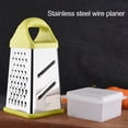 thumbnail image 2 of HomeLife Vegetable Slicer Non-Slip Base Mirror Polish Ergonomic Handle with Storage Box Slice Vegetables Stainless Steel Four-side Potato Cheese Grater Vegetable Cutter for Restaurant, 2 of 13
