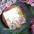 thumbnail image 6 of Keep Unique Decoupage Decorated Flowers Napkins, Assorted Color, 20/Pack, 6 of 6