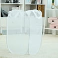 thumbnail image 4 of 2Pcs Mesh Popup Laundry Hamper, Foldable Portable Dirty Clothes Basket Collapsible Dirty Clothes Hamper for Bedroom, Kids Room, College Dormitory and Travel, 4 of 5