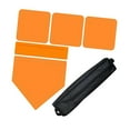 thumbnail image 4 of Vsenkes Baseball Softball Base Baseball Accessories for Backyard Game Indoor Outdoor Orange, 4 of 9