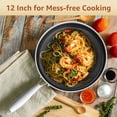 thumbnail image 4 of INQIBEE 8-10-12 inch Tri-ply Hybrid Stainless Steel Non-Stick Frying Pan Set,Sauté Pan,Skillets,Induction Pan,Pots and Pans Set,Dishwasher and Oven Safe,Detachable Handle., 4 of 8