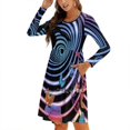 thumbnail image 1 of Down The Rabbit Hole Sweetheart Knot Flared Dress Fashion Design Large Size Loose Dress In Tea Party Lewis Carroll Book, 1 of 5